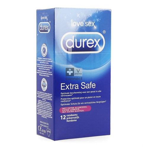 Durex Extra Safe Preservatifs 12 pièces