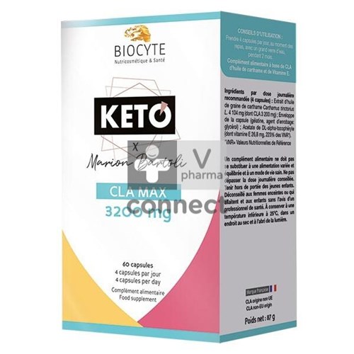 Biocyte Keto CLA Max 60 Capsules