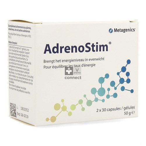 Metagenics Adrenostim 2 x 30 Gélules
