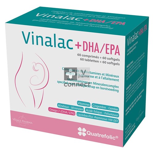 Vinalac DHA/EPA 60 Comprimés + 60 Gelules