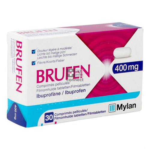 Brufen 400 mg 30 Comprimés Pelliculés