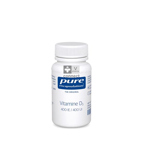 Pure Encapsulations Vitamine D3 400 UI 60 Capsules