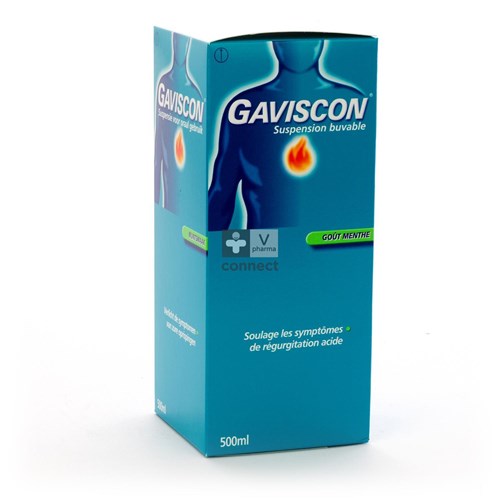 Gaviscon Menthe Suspension Buvable 500 ml