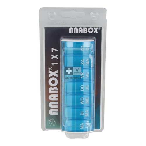 Anabox Pilulier Semaine Bleu