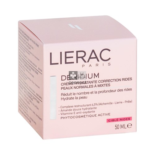 Lierac Deridium Antirides Peaux Sèches Crème 50 ml