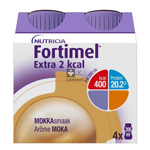 Fortimel Extra 2Kcal Moka 4 X 200 ml