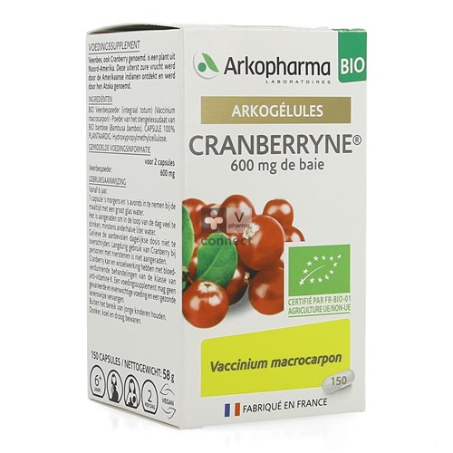 Arko Cranberryne Bio 150 Gélules