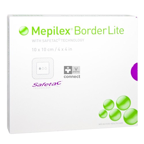 Mepilex Border Lite Verb Ster 10,0x10,0 5 281300
