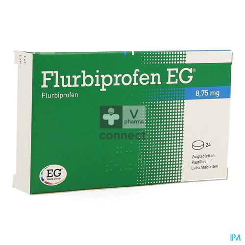 Flurbiprofen 8,75 mg 24 Pastilles à Sucer