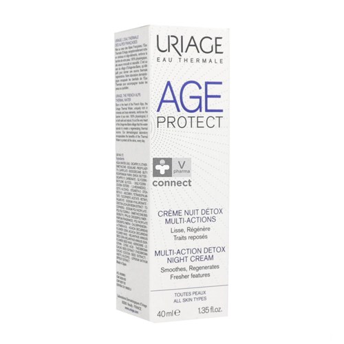 Uriage Age Protect Crème Nuit Detox Multi Actions 40 ml