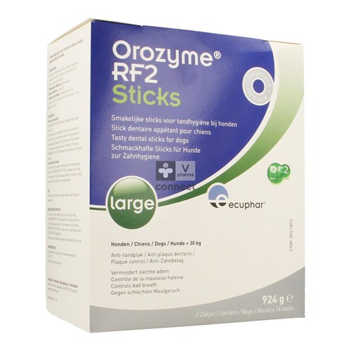 Orozyme RF2 Sticks Appétents Pour Chiens Large 28 Pièces