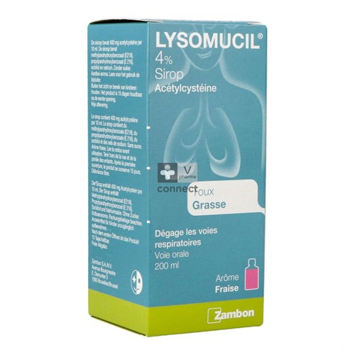 Lysomucil 4% Solution Buvable 200 ml