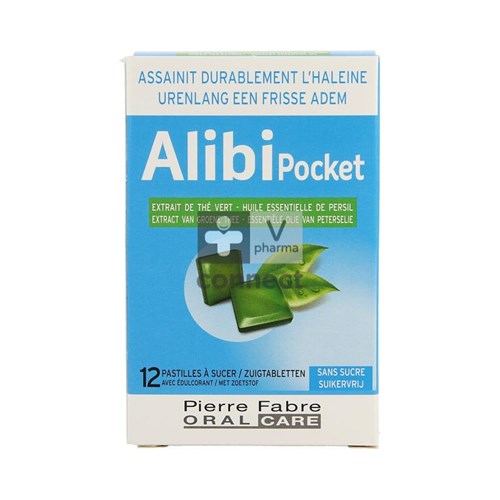Alibi Pocket 12 Comprimés à Sucer