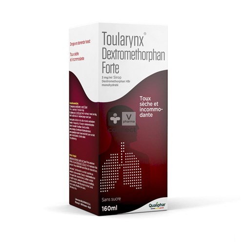 Toularynx Dextromethorphan Forte 3 mg/ml Sirop 160 ml