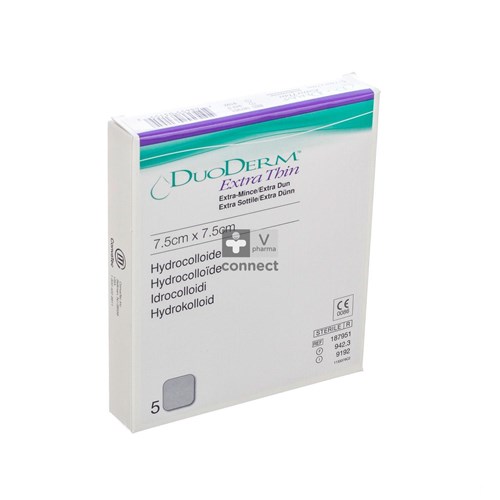 Duoderm Extra Dun Verb Hydro 7,5cmx7,5cm 5 H7951