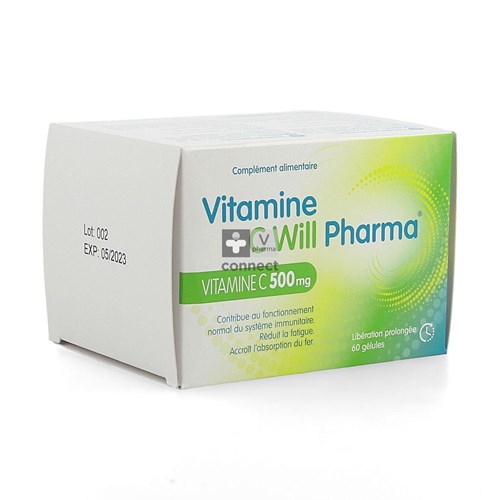 C Will Vitamine C 500 mg 60 Gelules