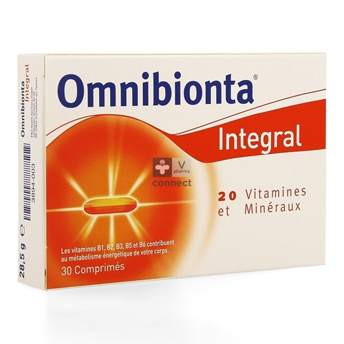 Omnibionta Integral  30 Comprimés Nf