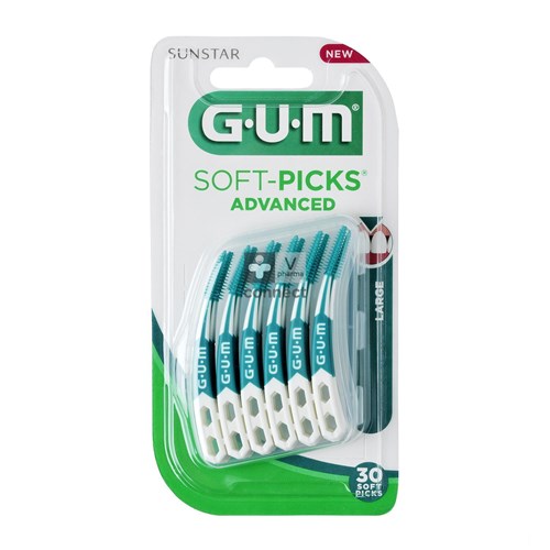 Gum Softpicks Brosses Interdentaires Large 30 Pièces