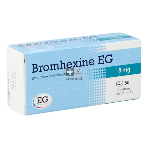 Bromhexine EG 8 mg 50 Comprimes