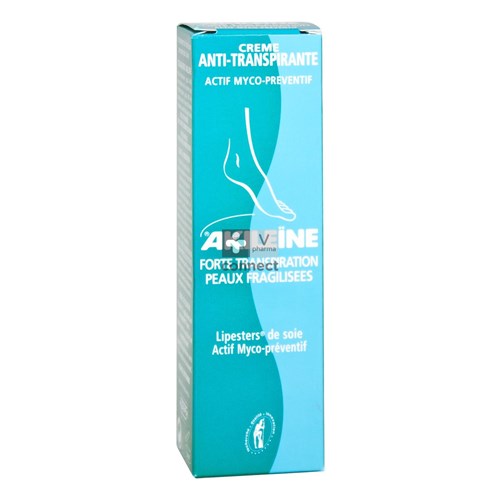 Akileine Verte Pieds Anti Transpirant Crème 50 ml