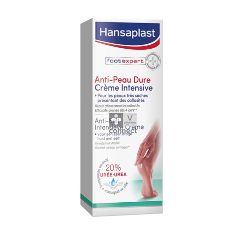Hansaplast Crème Intensive Anti Peau Dure 20% Uree 75 ml