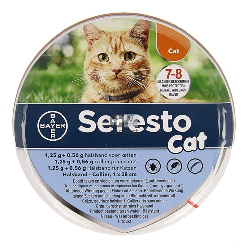 Seresto Collier Anti-puces Anti-tiques Chat