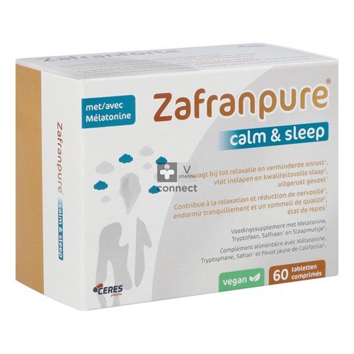 Zafranpure Calm & Sleep 60 Comprimés