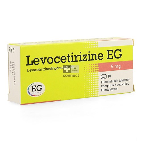 Levocetirizine EG 5 mg 10 Comprimés