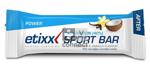 Etixx High Protein Barre Coco Vanille 12 x 50 g