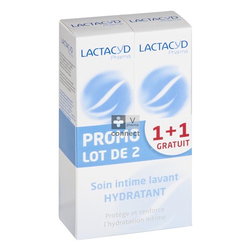 Lactacyd Pharma Hydratant 2 x 250 ml 1 + 1 Gratuit
