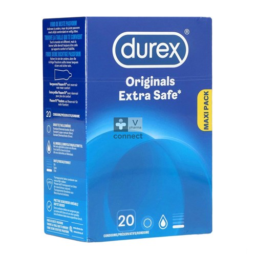 Durex Extra Safe Préservatifs 20 Pièces
