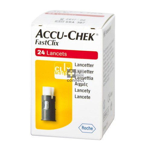 Accu - Chek Mobile Fastclix 24 Lancettes