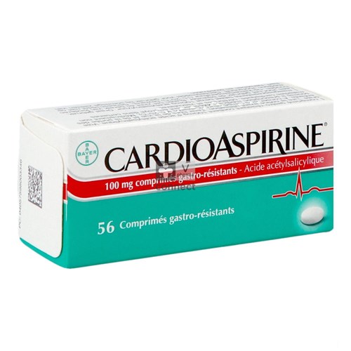 Cardioaspirine 100 mg 56 Comprimés