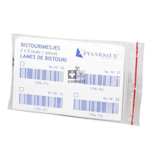 Pharmex Lame N.21 2 X 5 Pces                      