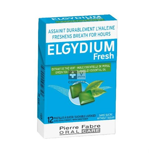 Elgydium Fresh Pastille Sucer 12 Pastilles