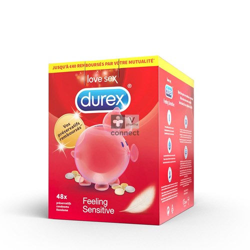 Durex Feeling Sensitive Condoms 48 Promo Pack