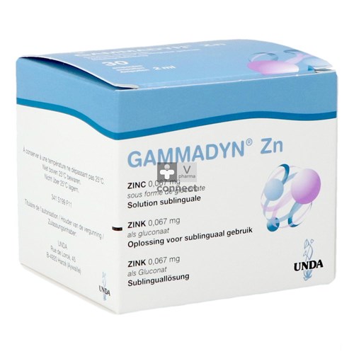 Gammadyn Zn  Ampoules 30 X 2 ml