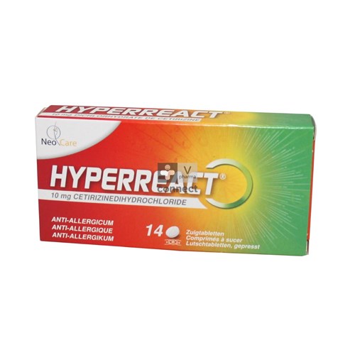 Hyperreact 10 mg 14 Comprimés A Sucer