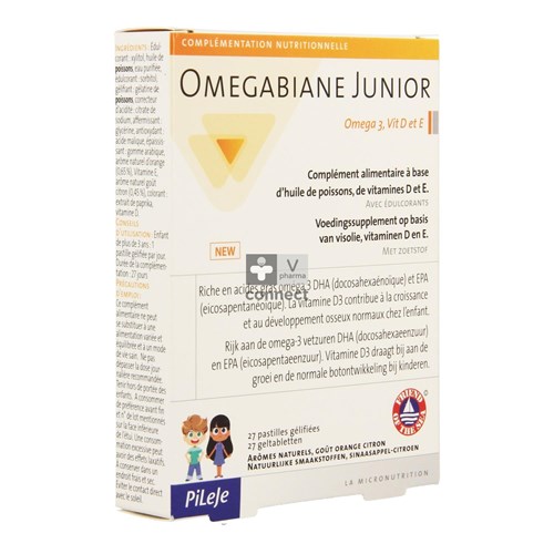 Pileje Omegabiane Junior 27 Pastilles