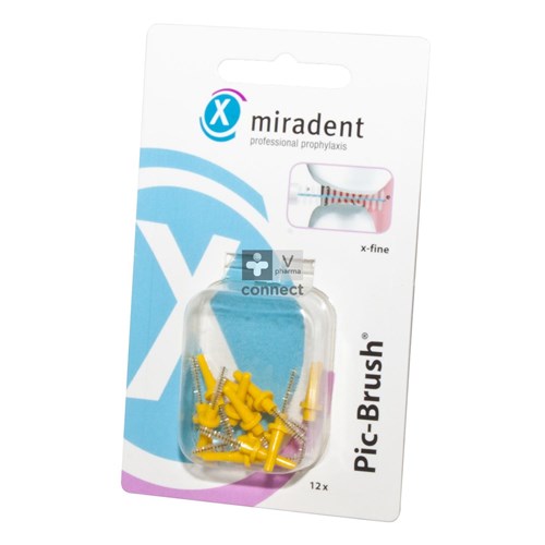 Miradent Pic-Brush X-Fine Jaune Q12