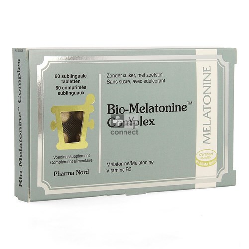 Bio Melatonine Complex 60 Sublinguale tabletten Pharma Nord
