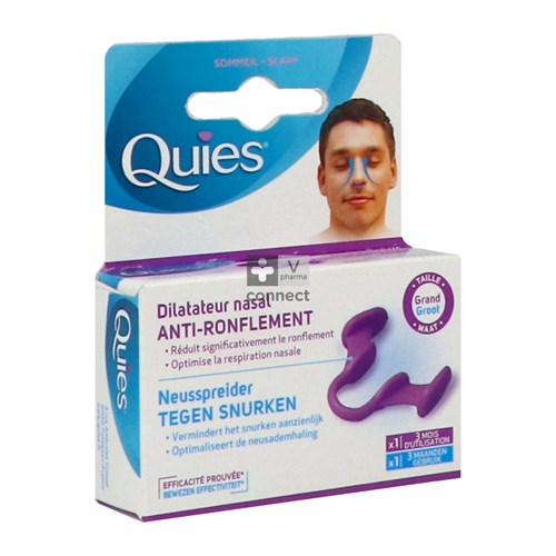 Quies Anti Ronflement Dilateur Nasal Grande Taille