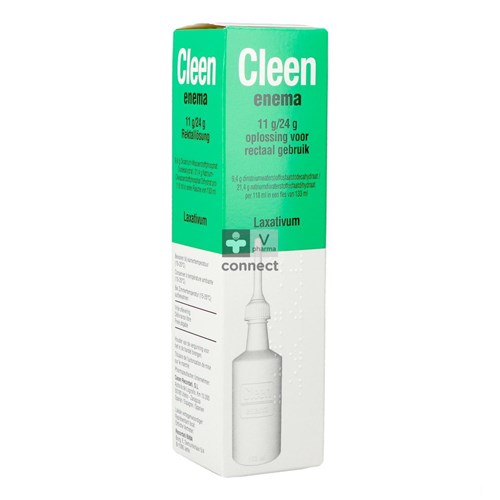 Cleen Enema 11g/24g Oplossing voor rectaal gebruik 133 ml