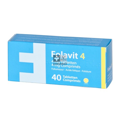 Folavit 4 mg 40 Comprimés