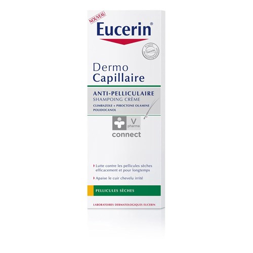 Eucerin Dermo Capillaire Shampooing Antipelliculaire Pellicules Sèches 250 ml