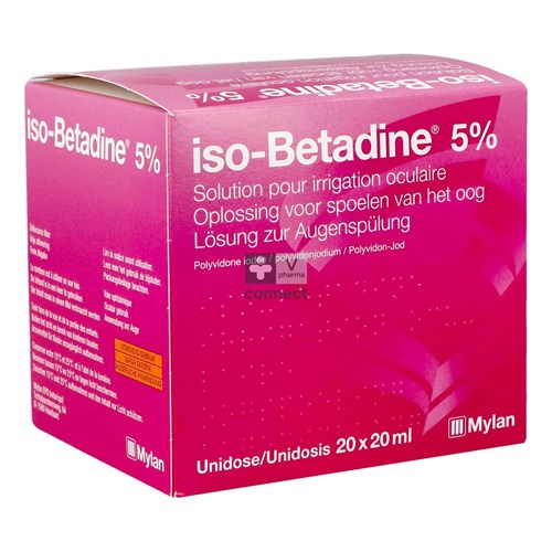 Iso-Betadine Sol Oculaire 5 % 20 Unidoses