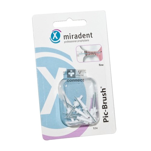 Miradent Pic-Brush Fine Blanc Q12