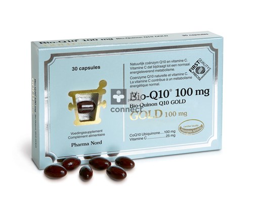 Bio Q10 Gold 100 mg 30 Gélules Pharma Nord