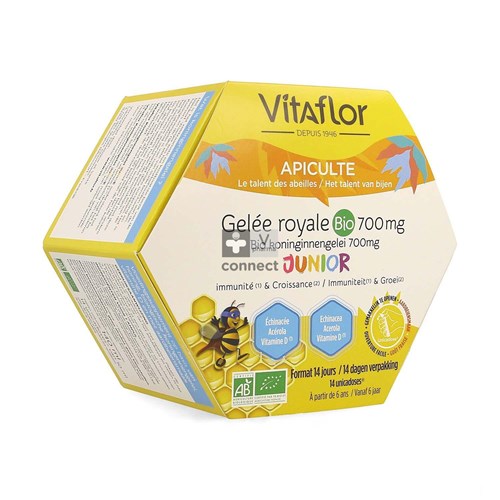 Vitaflor Gelée Royale Bio Defense+ Junior 1500 mg 20 Ampoules