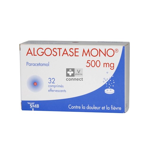 Algostase Mono 500 mg 32 Comprimés Effervescents